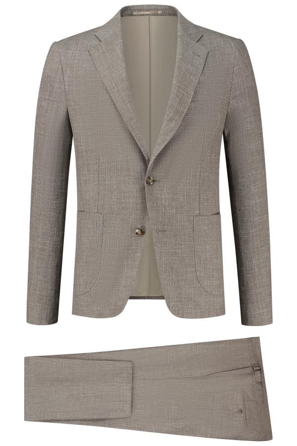 PAUL_ZEIST_____5752_OATMEAL_____Herenkleding_____Bruin