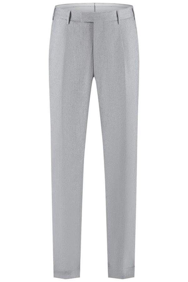 Pantalone  - MASTER, 1 Pleat, Diagonal Pockets, Flap Back Pockets, Turn-Up